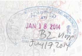 Passport stamp please what this mean Adjustment of Status from