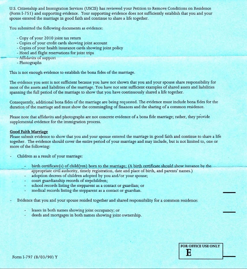 Sworn Affidavit Sample For I 751 HQ Printable Documents