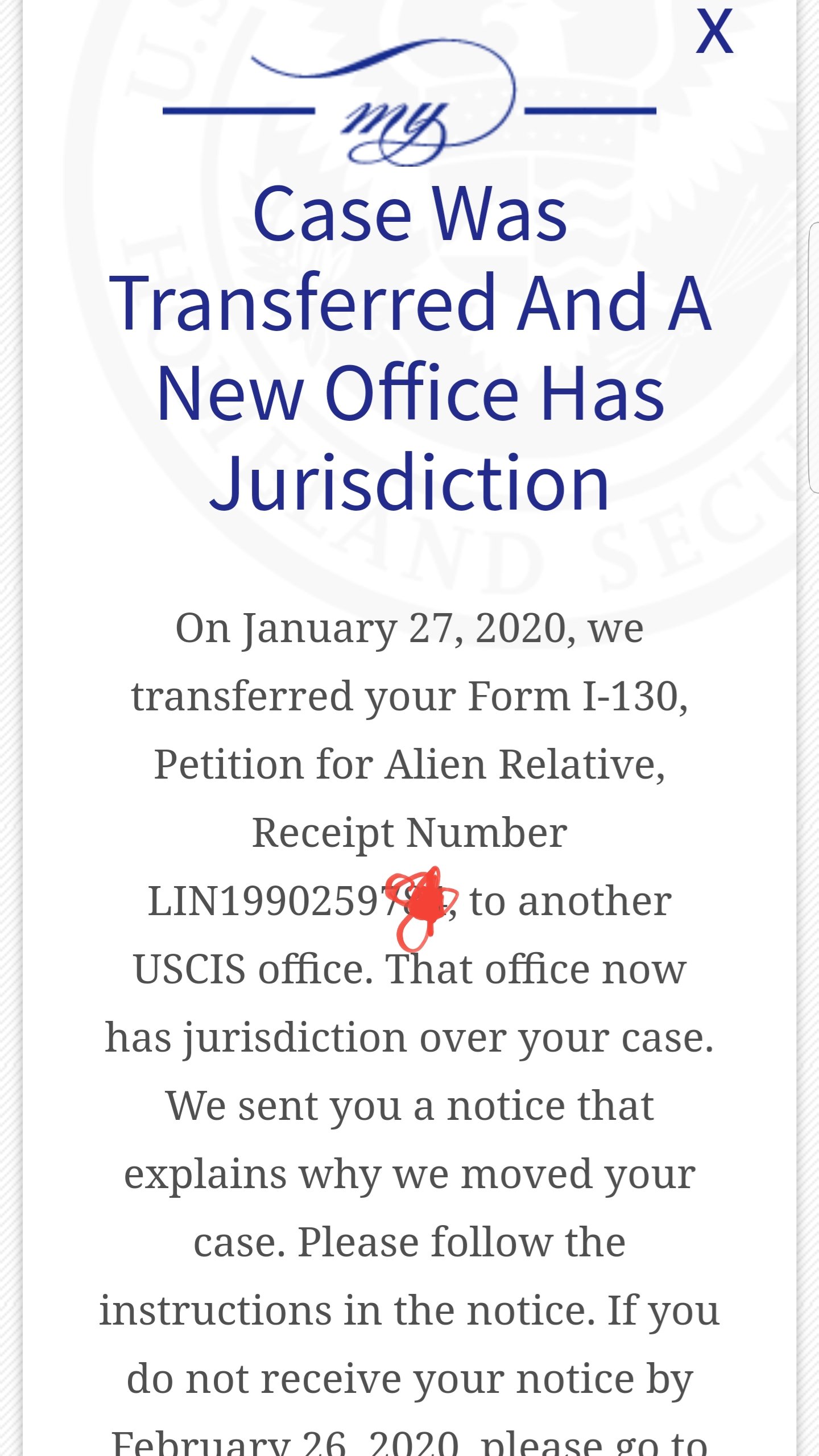 Case was transferred and a new office has Jurisdiction - Page 11 - IR-1 /  CR-1 Spouse Visa Case Filing and Progress Reports - VisaJourney