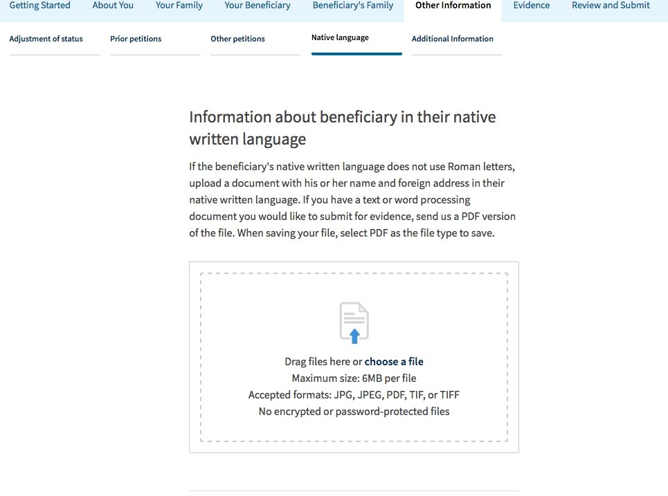 i-130 online filing questions. - IR-1 / CR-1 Spouse Visa Process ...