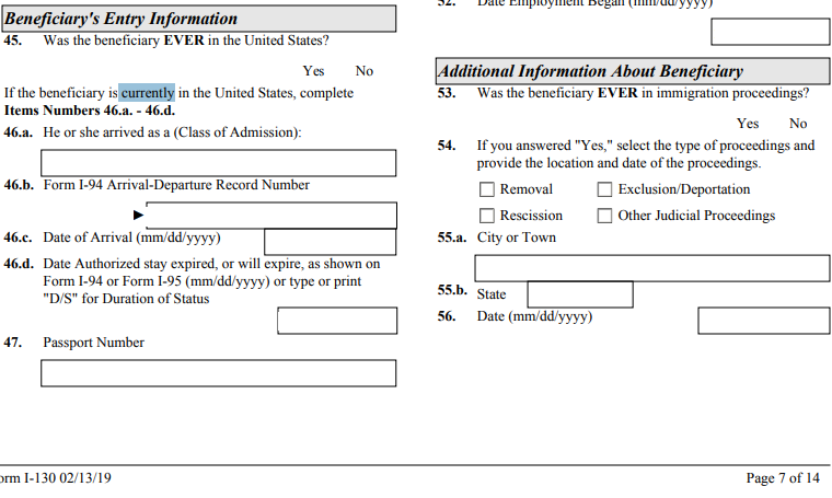 Page Of How To Fill Form I 130 And I 130a Complete Step By 60 Off 6193