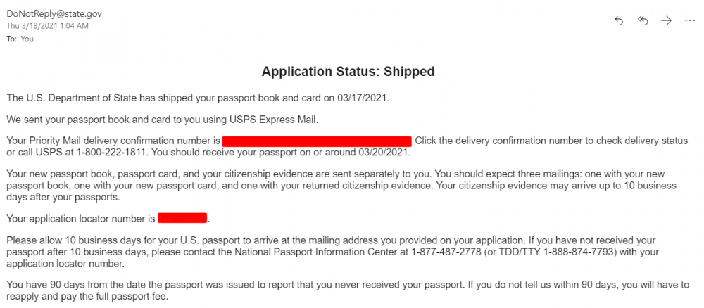 2020- US Passport Card Application-Tracker - Page 98 