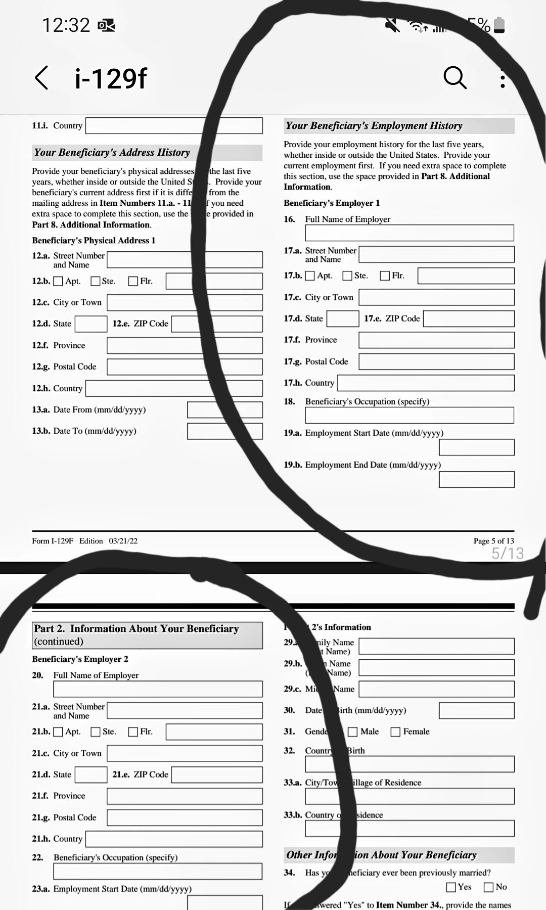 I129F form qeastion. K1 Fiance(e) Visa Process & Procedures